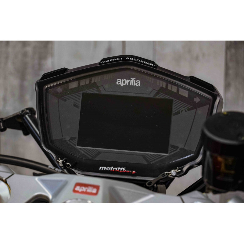 Plaques De Couverture Repose-Pieds Passager Aprilia RS660 Tuono 660 + 4 Vis Noires