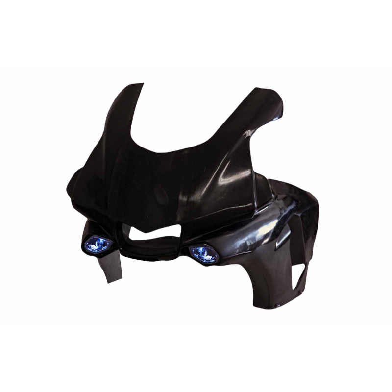 TWOM Headlight Assembly & Fairing Stay Bracket For Yamaha YZF-R1 (2004-2006) - Black