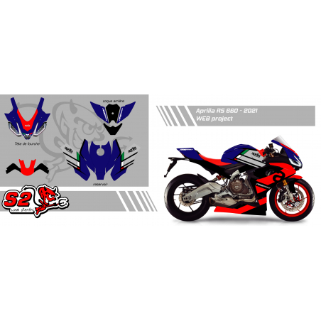 Kit déco personnalisable Aprilia RS660