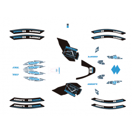  stickers kit GSR750 - 5