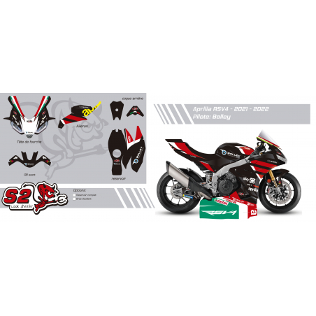 Customisable decoration kit Aprilia RSV4