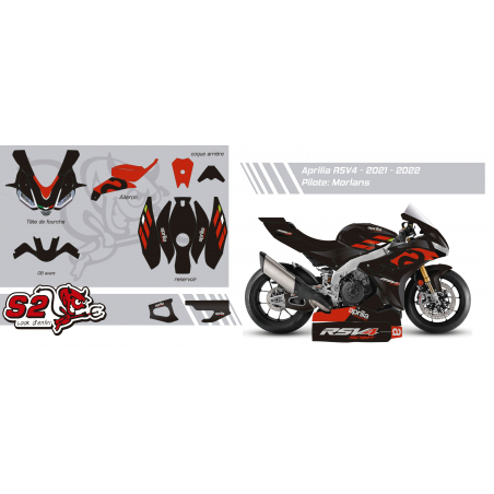 Customisable decoration kit Aprilia RSV4