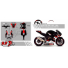 Customisable decoration kit Honda CBR 1000RR