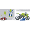 Customisable Racing Decals set for Kawasaki's ZX10R