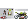 Customisable Racing Decals set for Kawasaki's ZX10R