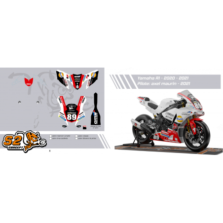 protéger vos carénage avec les autocollants personnalisable pour Yamaha R1