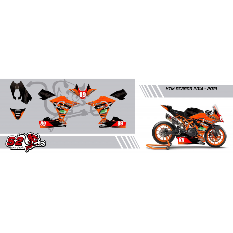 thumbnail image 2 of KTM Racing Team Decal Sticker - Made In USA 2 of 2