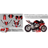 Kit déco personnalisable BMW S1000RR 2015-17 carénage + selle