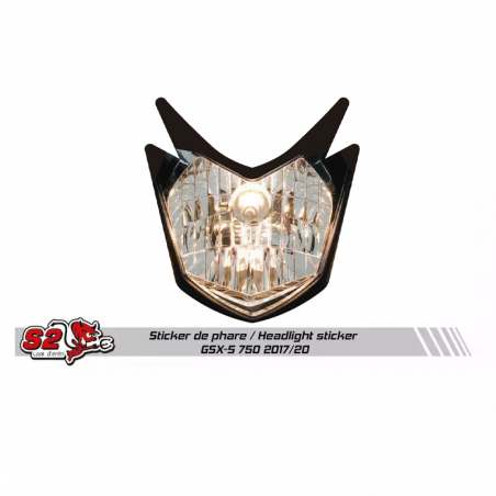 Stickers Phare de carénage piste pour Suzuki GSX-S750 à partir de 2017