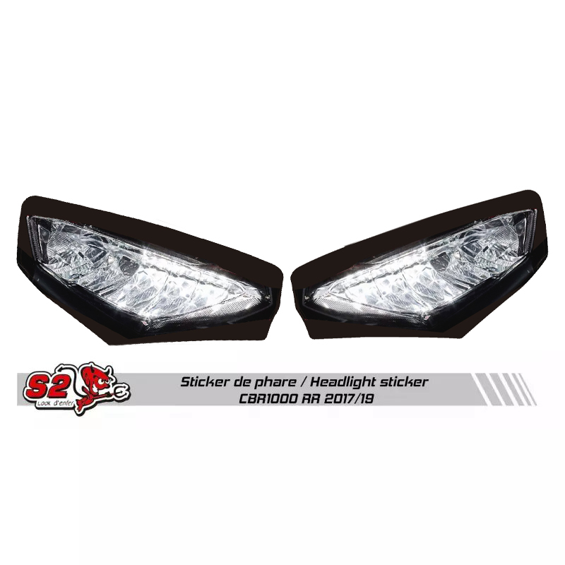 HONDA CBR1000 RR racing fairing mock headlight sticker