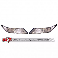 Yamaha YZF-R125 racing fairing mock headlight sticker