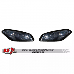 Yamaha MT09 racing fairing mock headlight sticker
