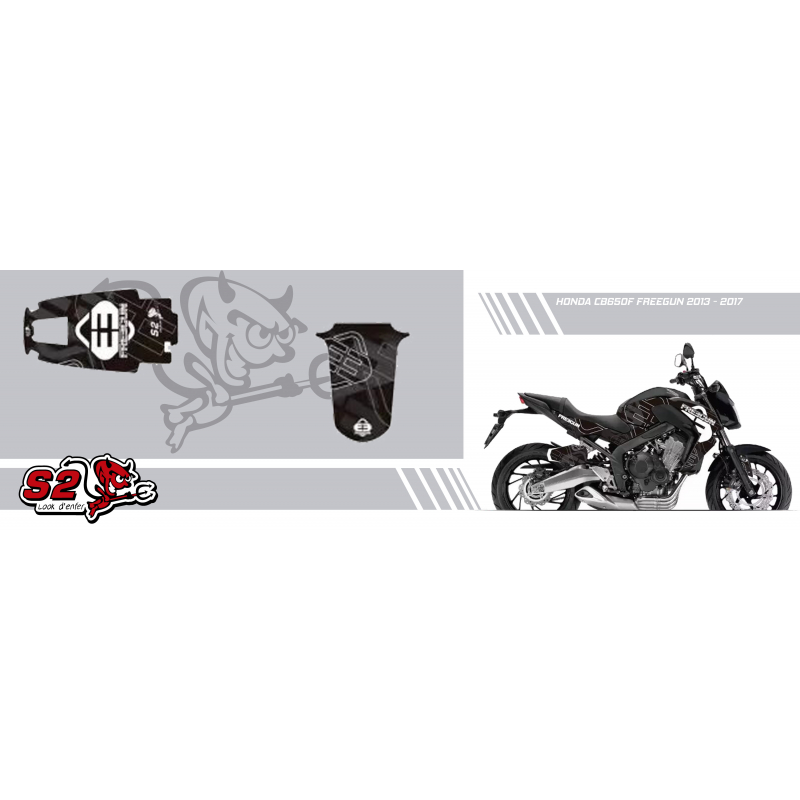Decals set kit Honda CB650F Freegun