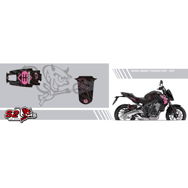 Decals set kit Honda CB650F Freegun