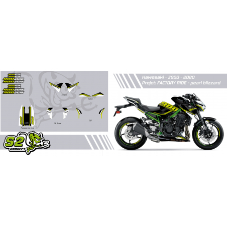Kawasaki Z900 Factory Edition, a special edition, tailor made by S2 Concept