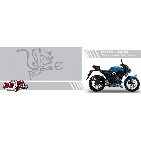 SUZUKI GSX-S125 suzuka Replica decals set