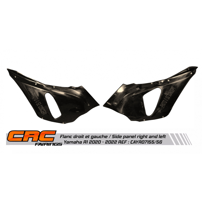 right of left CRC racing fairing side panel for Yamaha R1