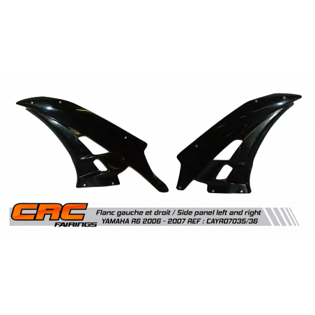 racing fairing left YAMAHA R6 RJ11 2006-2007