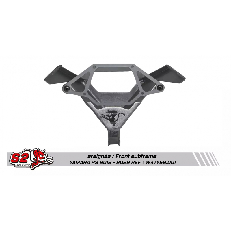 Yamaha R3 front subframe and instruments support