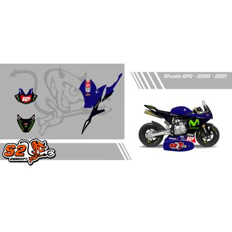 Ohvale GP-0 Racing Decals set