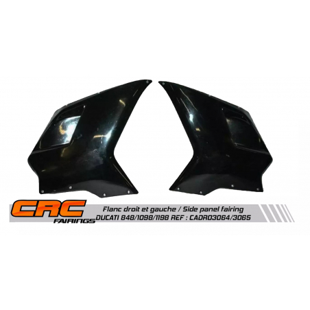 Flanc de carénage gauche et droit DUCATI 848/1098/1198