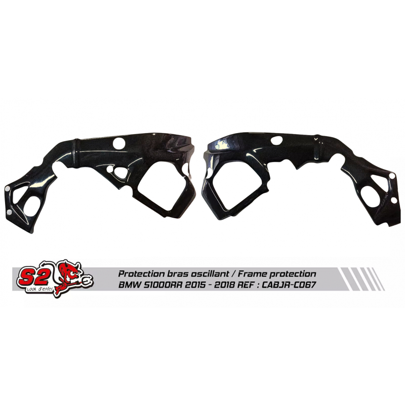 Protection de cadre fibre de carbone pour BMW S1000RR 2015/18