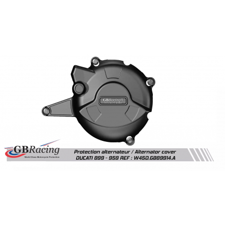 Protection de carter alternateur Racing Ducati 899 2014-2015