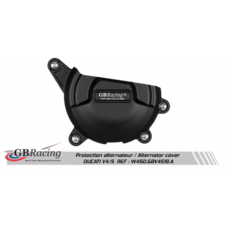 Protection de carter alternateur Racing Ducati panigale V4S 2018-2020