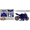 Protect your fairings with customizable stickers for Yamaha R1