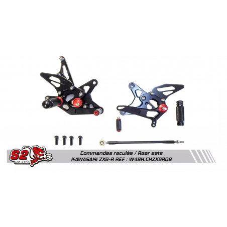 KAWASAKI ZX6R 2009-18 rear sets