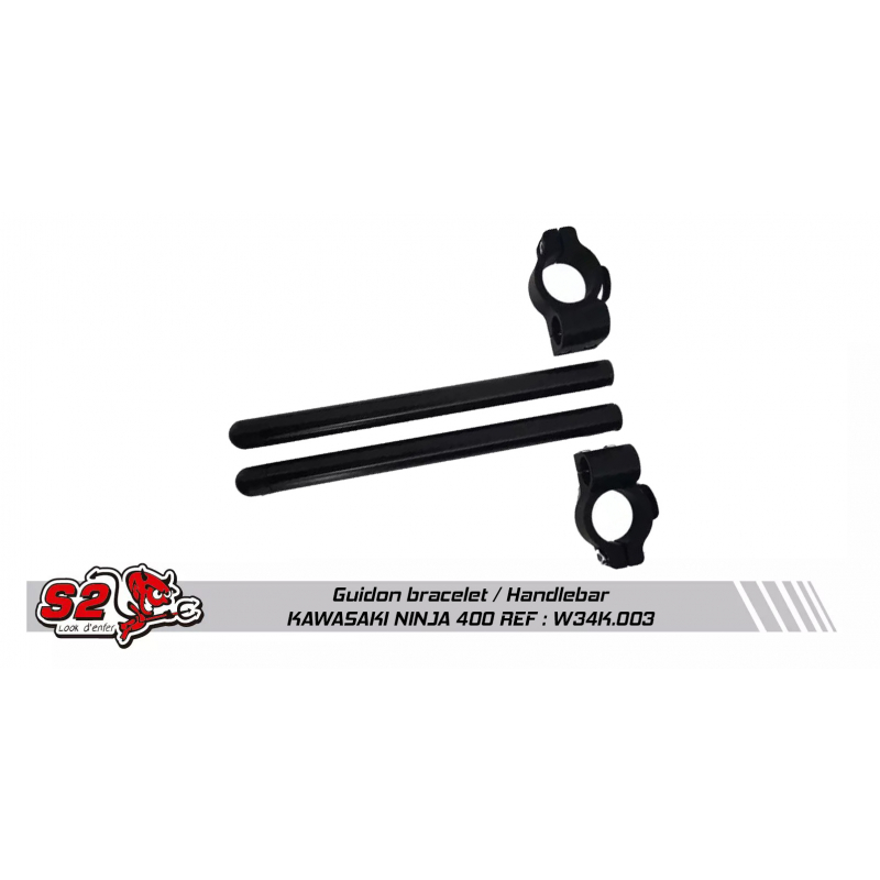 Pair of Handlebars KAWASAKI ninja bracelet 400
