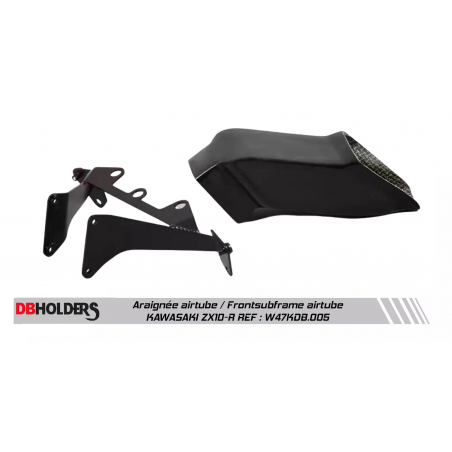 Araignée avant + air tube DB Holder support de tableau de bord pour Kawasaki ZX-10R 2011–15