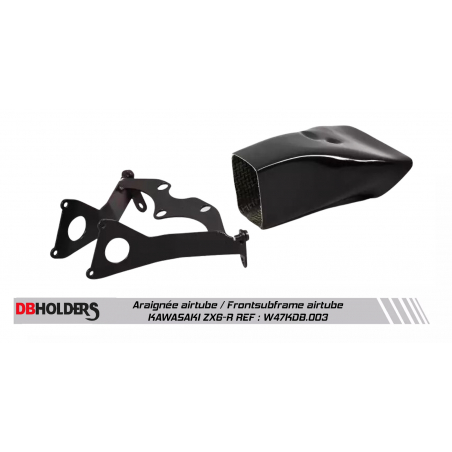 Araignée avant + air tube DB Holder support de tableau de bord pour Kawasaki ZX-6R 2009–12