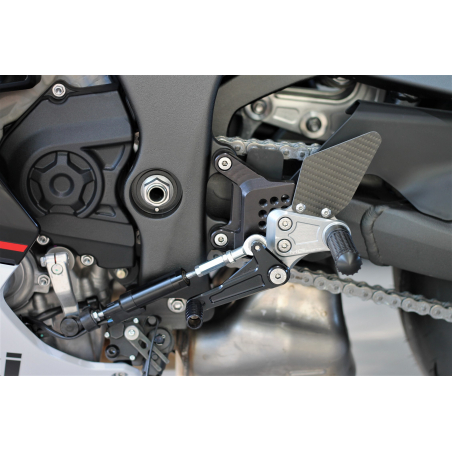 Commandes reculées MG BIKETEC Kawasaki ZX-10R