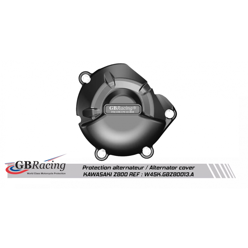 Protection de carter alternateur Racing Kawasaki Z800/Z800E 2013-2016