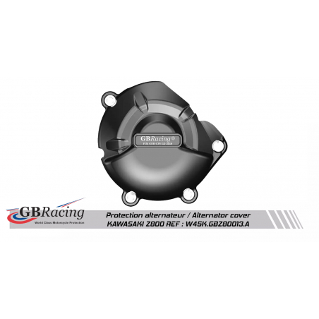 Protection de carter alternateur Racing Kawasaki Z800/Z800E 2013-2016