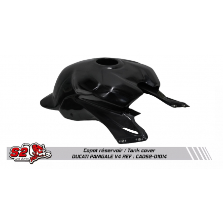 Fiberglass Racing Fuel Tank Cover for Motorcycle Competition DUCATI PANIGAL V4 V4R V4S