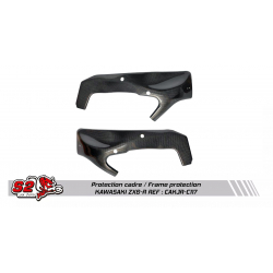 Protection cadre carbone Kawasaki ZX6-R 09-16 ZX636-R 13-26