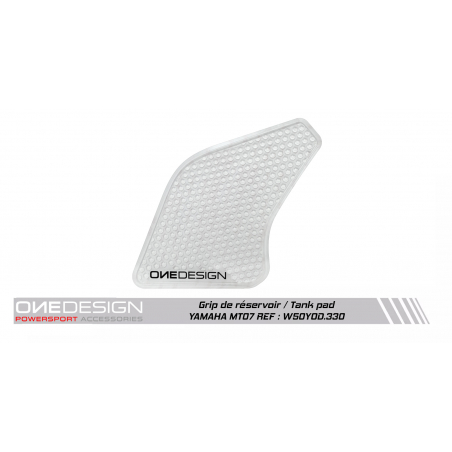 Kit grip de réservoir YAMAHA MT07 2021/22