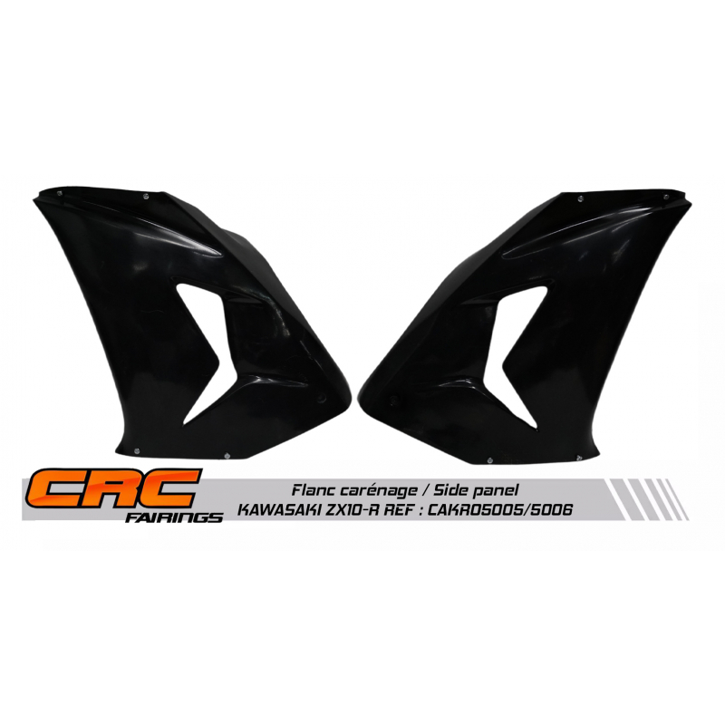 Flanc carénage droit et gauche CRC KAWASAKI ZX10-R