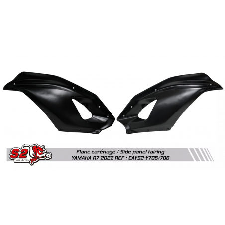 Flanc carénage droit ou gauche racing S2 CONCEPT YAMAHA R7