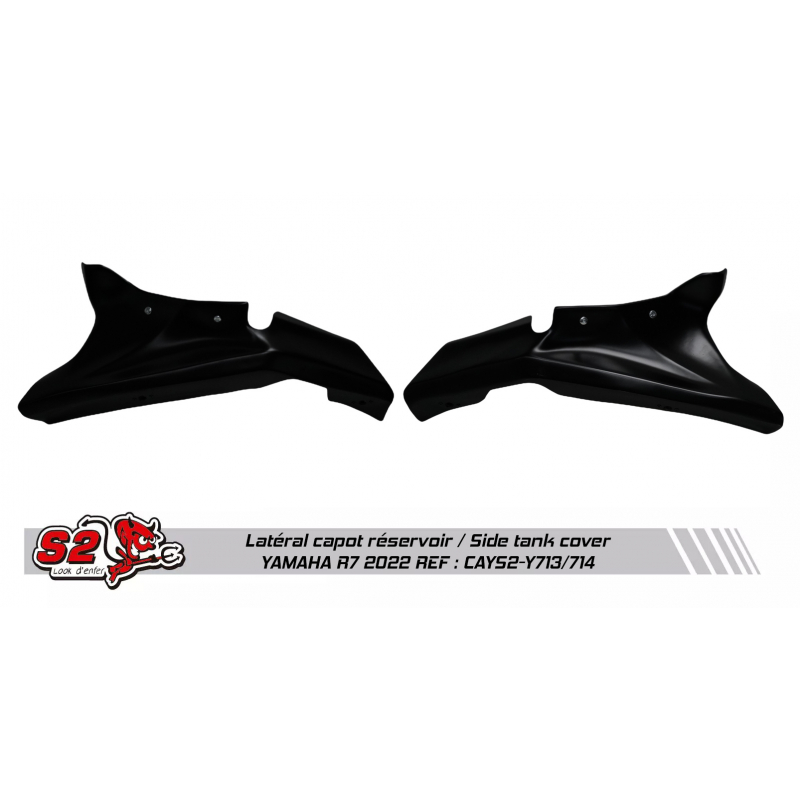 Latéral capot réservoir droit ou gauche racing S2 CONCEPT YAMAHA R7