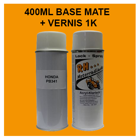 Spray 400ml BASE + VERNIS 1K HONDA ORANGE - 1