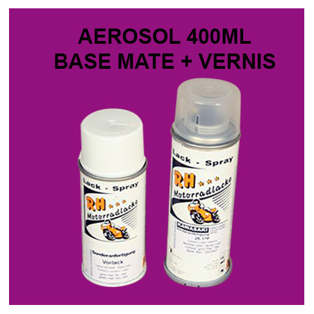 Aerosol 400ml BASE + VARNISH 1K KAWASAKI VIOLET - 1