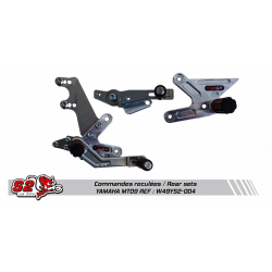 YAMAHA MT09 S2 GP rear sets