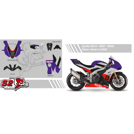 Customisable decoration kit Aprilia RSV4