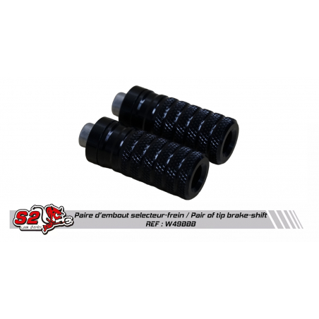 Pair of tip brake and shift rear set