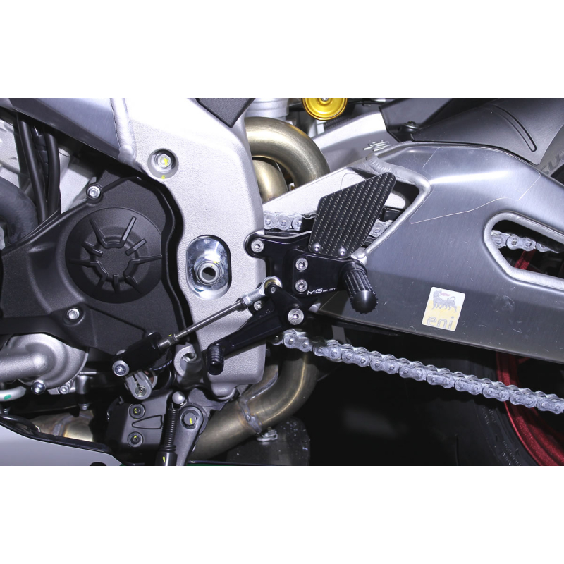 Commandes reculées MG BIKETEC Aprilia RSV4