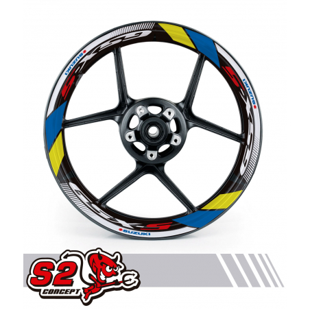 SUZUKI wheel rim decals set