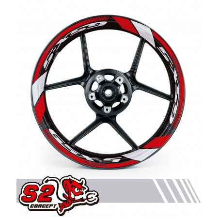 SUZUKI wheel rim decals set